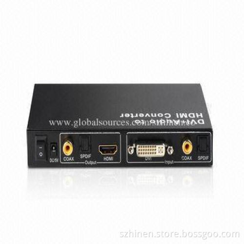 DVI + Audio to HDMI Converter, Supports HDMI1.3b Output, Toslink Audio
